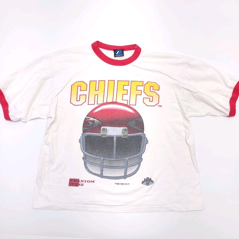 Vintage‎ 1995 NFL Kansas City Chiefs T Shirt Large